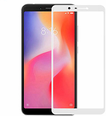 Juberous Edge To Edge Tempered Glass for Mi Redmi 6A(Pack of 1)