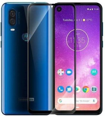 AKSHUD Edge To Edge Tempered Glass for Motorola One Vision(Pack of 1)