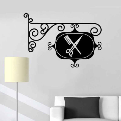 marvellous 60 cm m...barberstand121 Self Adhesive Sticker(Pack of 1)