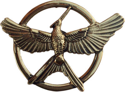 FURE Hunger Games Mockingjay Bird Brooch(Gold)