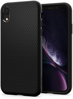 Spigen Liquid Air Back Cover for Apple iPhone XR(Black, Pack of: 1)