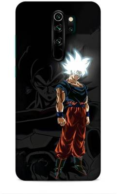 MAPPLE Back Cover for Redmi Note 8 Pro (Dragon Ball Z / Goku / Anime / Cartoon / Superhero)  (Black, Hard Case)