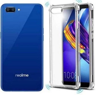 MAHTO Back Cover for Realme C2(Transparent, Shock Proof, Silicon, Pack of: 1)