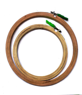 KHUSHA CREATIONS KC-006 Embroidery Hoop(Pack of 2)