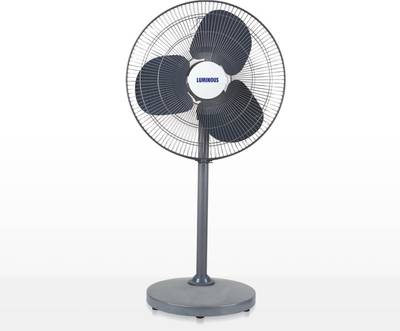LUMINOUS Farrari 500 mm 3 Blade Pedestal Fan  (Grey, Pack of 1)