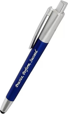 SMART WORLD BLUE colour LED multi Colour light in built Ball Pen-Very Unique and Royal designed for Gifting with Motivational & Loving Msg-(PRACTICE-PERFORM-SUCCEED) Ball Pen(Ink Color - Blue)