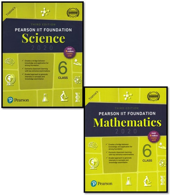 Pearson IIT Foundation CBSE CLASS-6 (MATH + SCIENCE)(Paperback, SONAL JAIN, ASHI JAIN)
