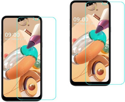 ISAAK Tempered Glass Guard for LG K41S(Pack of 2)