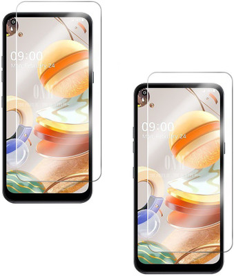 ISAAK Tempered Glass Guard for LG K51S(Pack of 2)