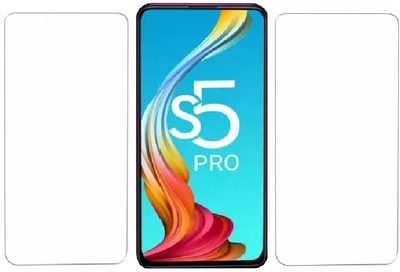 ISAAK Tempered Glass Guard for Infinix S5 pro(Pack of 2)