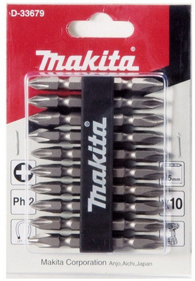 MAKITA MAKITA SCREW BIT SET PH2-65 Standard Screwdriver Set(Pack of 10)