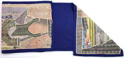 Global Art Traders Multicolor 201 cm Table Runner(Cotton)