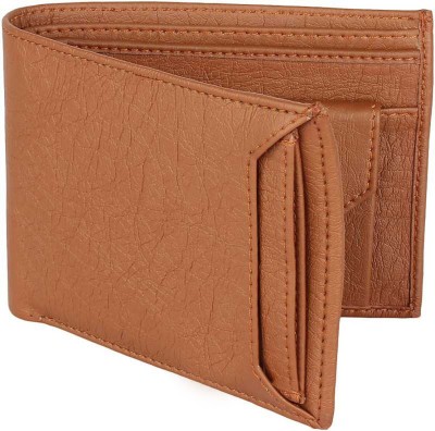 SHAMRIZ Boys Trendy, Casual, Travel Tan Artificial Leather Wallet(9 Card Slots)