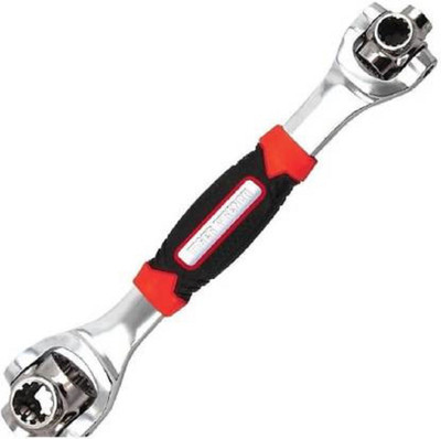 MAXXMON 48 in 1 Socket Wrench Multifunction Universal Tool with Spline Bolts 360 Degree Revolving Spanner (Red & Black) 48 in 1 Socket Wrench Multifunction Universal Tool with Spline Bolts 360 Degree Revolving Spanner (Red & Black) Double Sided Socket Wrench(Pack of 1)
