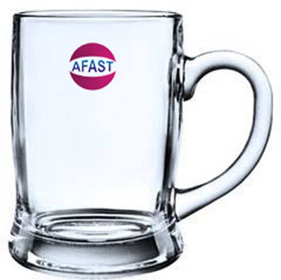 AFAST Funky Stylish Transparent Beer Mug With Handle, Glass, Clear, 400ml-Kt21 Glass Beer Mug(400 ml, Glass, Clear)