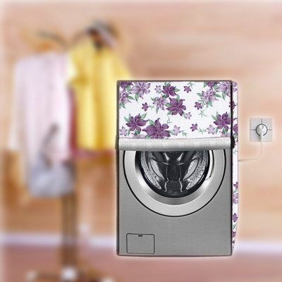 JM Homefurnishings Front Loading Washing Machine  Cover(Width: 61 cm, Multi)