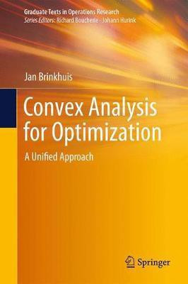 Convex Analysis for Optimization(English, Hardcover, Brinkhuis Jan)