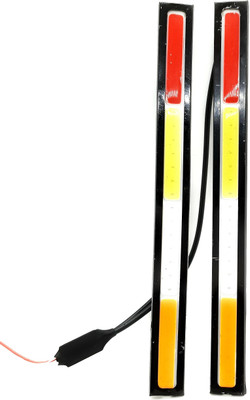 AutoPowerz 4 color 17 CM DRL Flashing Car Fancy Lights(Multicolor)