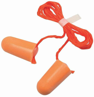 Sauran Noise Reduction Corded Foam Ear Plug(Orange)