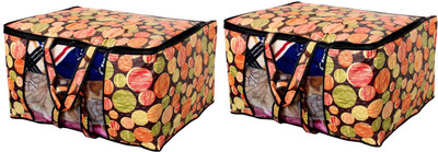 The Furnishing Tree Interlocked Ropes Pattern Blanket/Quilt Bag Combo 2 Small Sized TFTBK60_S2Combo(Multicolor)