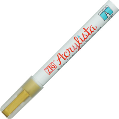 Zig ACRYLISTA Extra Fine 101 GOLD(Set of 1, Gold)