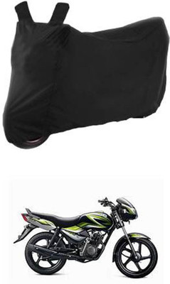 RONISH Two Wheeler Cover for TVS(Star Euro, Black)