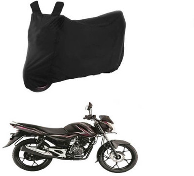 Mdstar Two Wheeler Cover for Bajaj(Discover 125 DTS-i, Black)