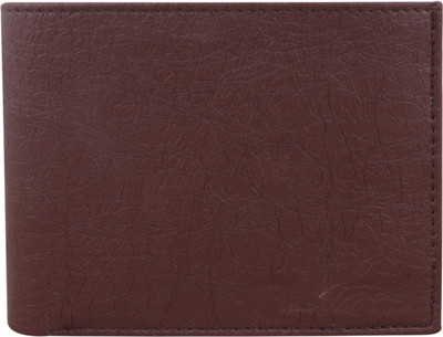 RPF Men Brown Artificial Leather Wallet(6 Card Slots)