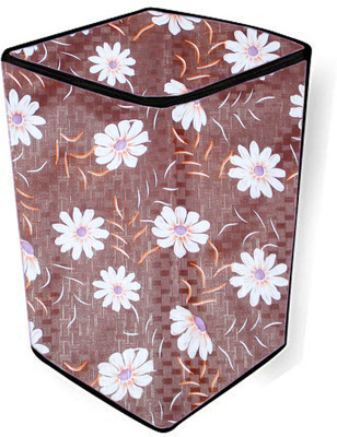 JM Homefurnishings Top Loading Washing Machine  Cover(Width: 66 cm, White, Brown)