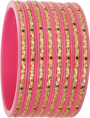 JOYERIA FASHIONS Plastic Bangle Set(Pack of 8)