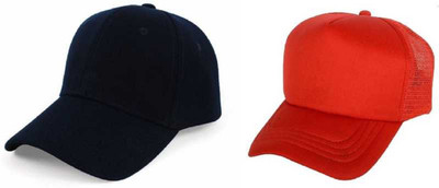 Brostin Embroidered, Applique, Solid Sports/Regular Cap Cap(Pack of 2)