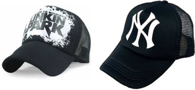 Dcmr Solid, Applique, Embroidered Sports/Regular Cap Cap(Pack of 2)