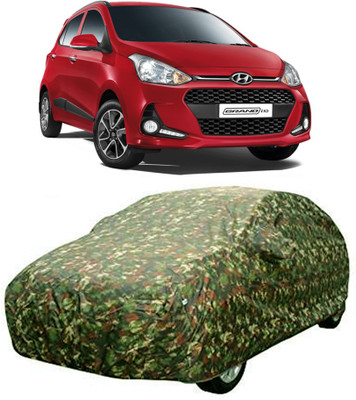 JMDi Car Cover For Hyundai Grand i10 (With Mirror Pockets)(Multicolor)