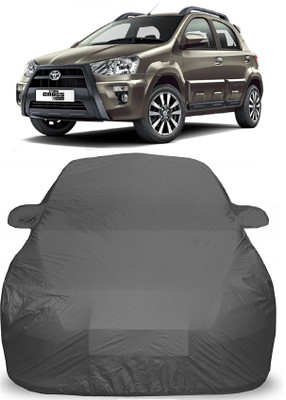 EMVAROC Car Cover For Toyota Etios Cross (With Mirror Pockets)(Grey)