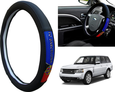 WolkomHome Steering Cover For Land Rover Range Rover Sport(Black, Red, Blue, Leatherite)
