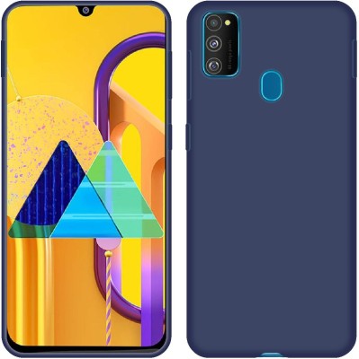 CASE CREATION Back Cover for Samsung Galaxy M30s(Blue, Shock Proof, Silicon, Pack of: 1)