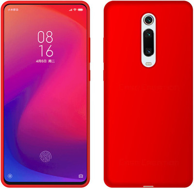 CASE CREATION Back Cover for Xiaomi Redmi K20 (2019) Solid Colorful Premium Feel Matte Finish(Red, Dual Protection, Silicon, Pack of: 1)