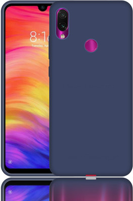 CASE CREATION Back Cover for Redmi Note 7 Pro (2019)(Blue, Dual Protection, Silicon, Pack of: 1)