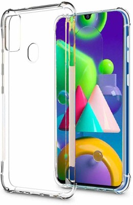 Amzio Bumper Case for SamsungGalaxy M30S, SamsungGalaxy M21(Transparent, Shock Proof, Silicon, Pack of: 1)