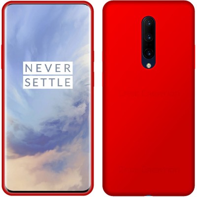 CASE CREATION Back Cover for Xiaomi Redmi Note 8 Pro 2019 Solid Colorful Premium Feel Matte Finish(Red, Shock Proof, Silicon, Pack of: 1)
