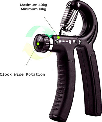 Zeempock SS Hand Gripper Hand Excerciser Hand Grip/Fitness Grip(Black)
