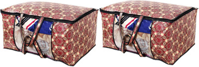 The Furnishing Tree Packed Pattern Blanket/Quilt Bag TFTBK64_L2Combo(Multicolor)