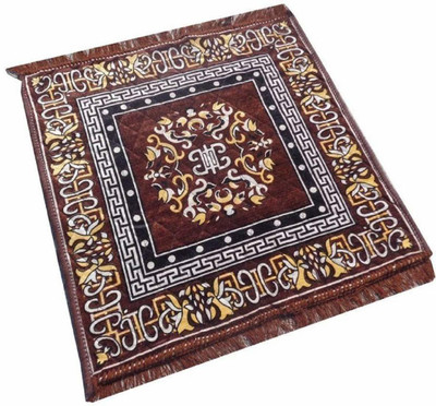 Shree Poojan Hindu prayer mat Altar Cloth