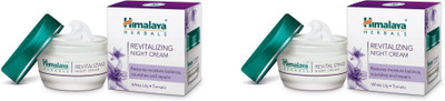 HIMALAYA Herbals Revitalizing Night Cream, 50ml, pack of 2(100 ml)