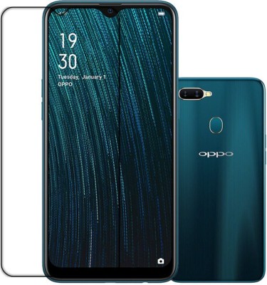 DEVOLD ENTERPRISES Front and Back Tempered Glass for OPPO A5S(Pack of 2)