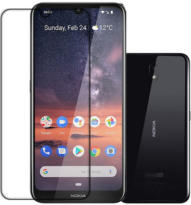 DOWRVIN Front and Back Tempered Glass for NOKIA 3.2(Pack of 1)