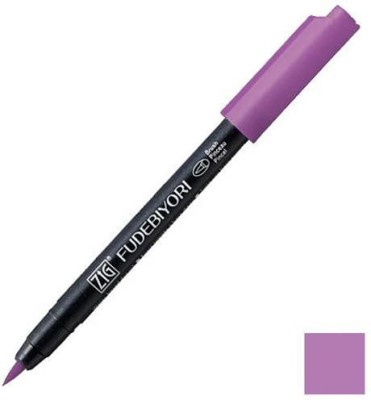 Zig ARTIST AND STUDENT HARD & FLEXIBLE NIB Nib Sketch Pens(Set of 2, Light Violet)