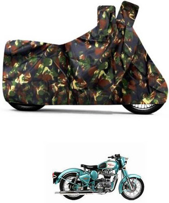 RONISH Two Wheeler Cover for Royal Enfield(Bullet 350, Multicolor)