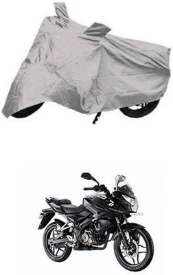 RONISH Two Wheeler Cover for Bajaj(Pulsar AS 150, Silver)