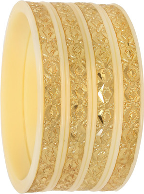 Barffy collections Plastic Gold-plated Bangle Set(Pack of 4)
